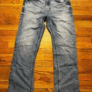 Ariat Faded Light Blue Straight-Leg Men's Jeans